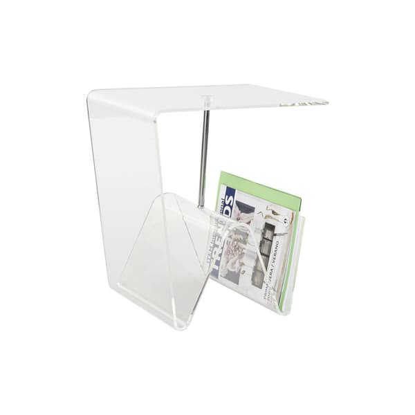 Lille serveringsbord DKD Home Decor Gennemsigtig 40 x 30 x 44 cm