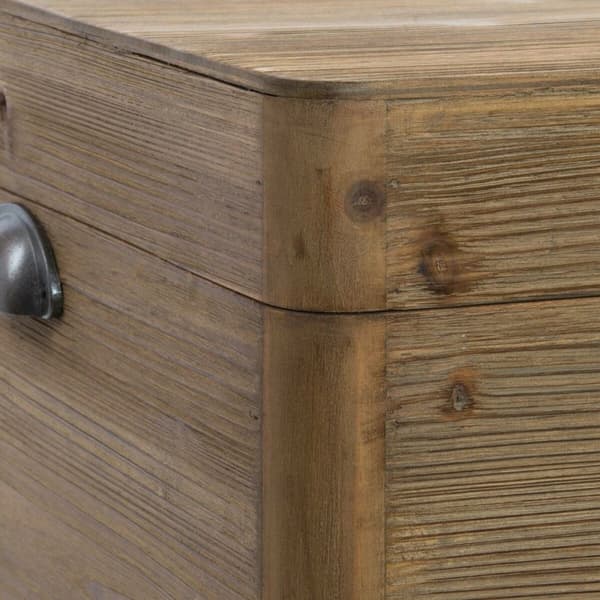 Sofabord DKD Home Decor Metal Træ (49 x 51 x 74 cm)