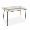 Miniatyrbillede 1 af 3: Bord Versa Rebecka 80 x 75 x 120 cm Gennemsigtig (80 x 75 x 120 cm)
