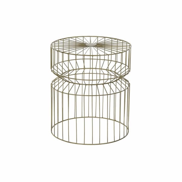 Lille serveringsbord DKD Home Decor Gylden 40,5 x 40,5 x 46 cm