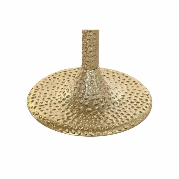 Lille serveringsbord DKD Home Decor Hvid Gylden 40 x 40 x 61 cm