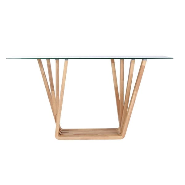 Hallbord DKD Home Decor Brun Gennemsigtig 145 x 45 x 75 cm