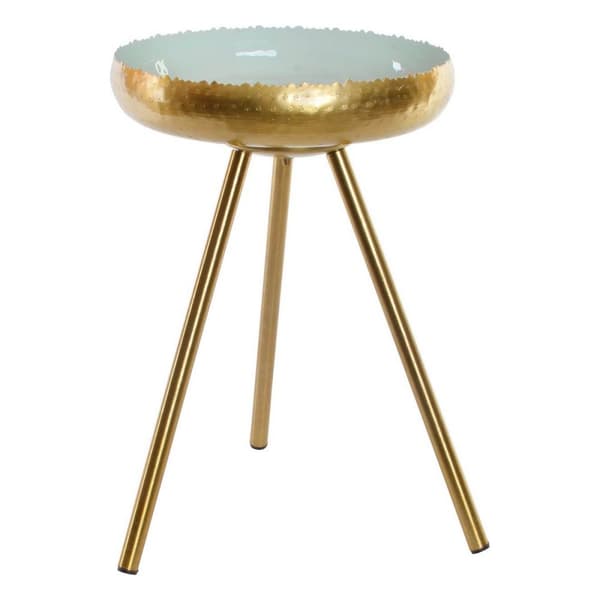 Sofabord DKD Home Decor Blå Metal Lakeret (43 x 43 x 61 cm)
