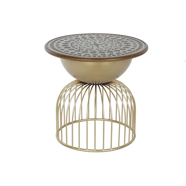 Sofabord DKD Home Decor 55,5 x 55,5 x 53 cm Gran Metal
