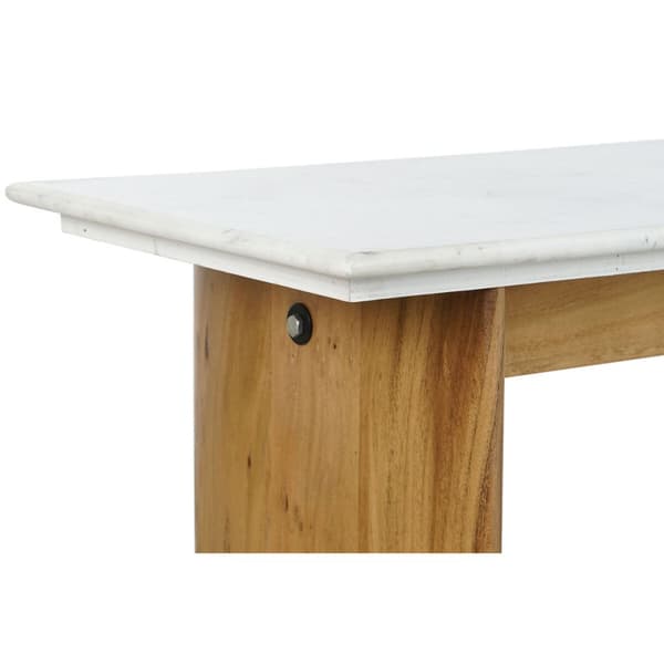 Hallbord Home ESPRIT Hvid Brun 120 x 38 x 77 cm