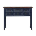 Miniatyrbillede 3 af 11: Hallbord Home ESPRIT Brun Marineblå 103 x 35 x 80 cm