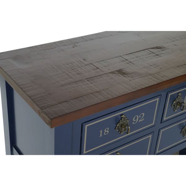 Hallbord Home ESPRIT Brun Marineblå 103 x 35 x 80 cm