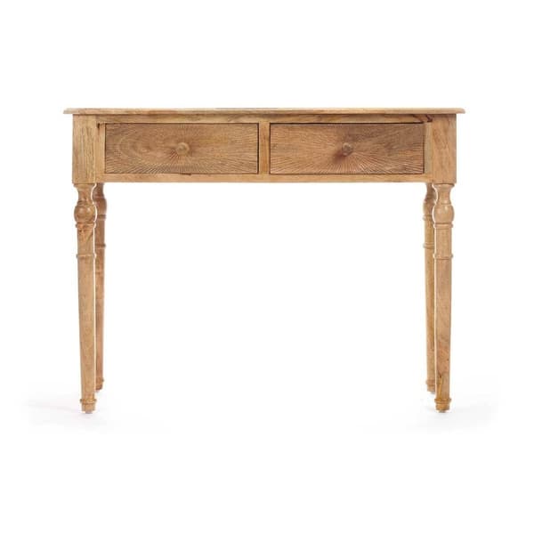 Entrebord med 2 skuffer Gift Decor 41 Brun 98 x 77 x 42 cm Striber