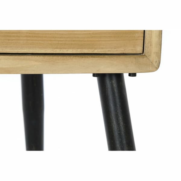 Sidebord DKD Home Decor Brun Svart Metall Gran 100 x 50 x 52,5 cm