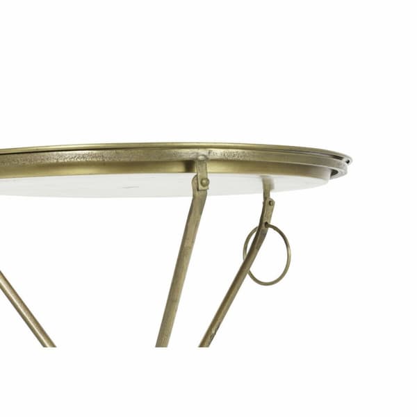 Sidebord DKD Home Decor Gyllen Messing (47,5 x 47,5 x 64,5 cm)