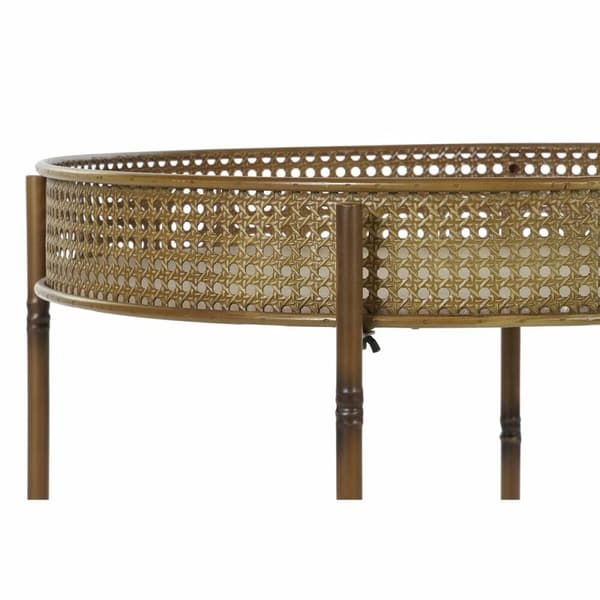 Sidebord DKD Home Decor 59 x 59 x 50 cm Naturell Metall