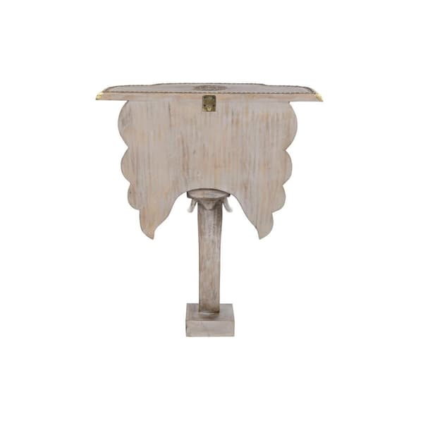 Gang DKD Home Decor Hvit Grå Gyllen 80 x 30 x 96 cm Elefant