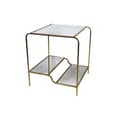 Miniatyrbilde 1 av 2: Sidebord DKD Home Decor Gyllen Metall Speil 50 x 50 x 55 cm