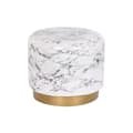 Miniatyrbilde 1 av 2: Sidebord DKD Home Decor Gyllen Hvit Jern (50 x 50 x 45 cm)