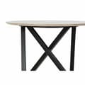 Miniatyrbilde 2 av 3: Sidebord DKD Home Decor 65 x 65 x 49,5 cm Svart Metall Tre Lysebrun