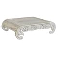 Miniatyrbilde 1 av 5: Sidebord DKD Home Decor Hvit Treverk av mangotre 89 x 63,5 x 25,4 cm