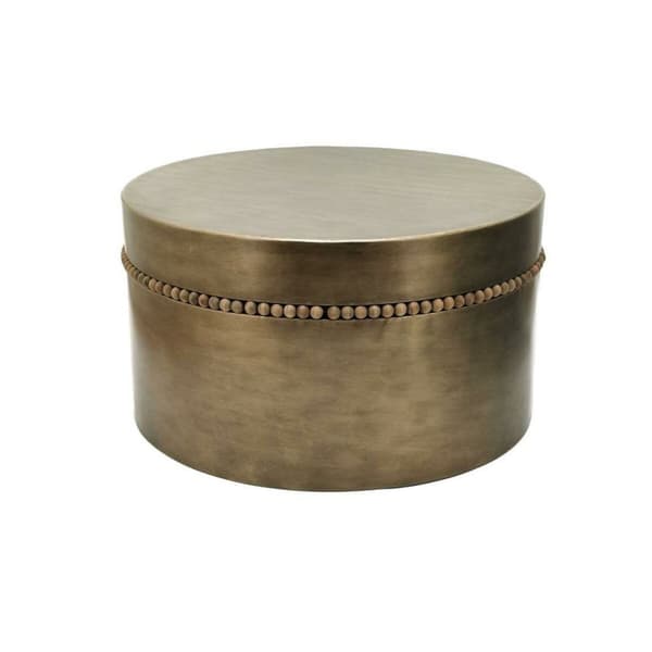Sidebord DKD Home Decor 76 x 76 x 42 cm Gyllen Metall