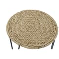 Miniatyrbilde 5 av 5: Sett med 3 bord DKD Home Decor Brun Svart Naturell 62 x 62 x 40 cm 62 x 62 x 40,5 cm