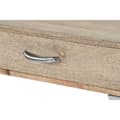 Miniatyrbilde 5 av 8: Gangbord med Skuffer Home ESPRIT Brun Sølv Lysebrun 110 x 40 x 76 cm 110 x 41,5 x 76 cm (3 Deler)