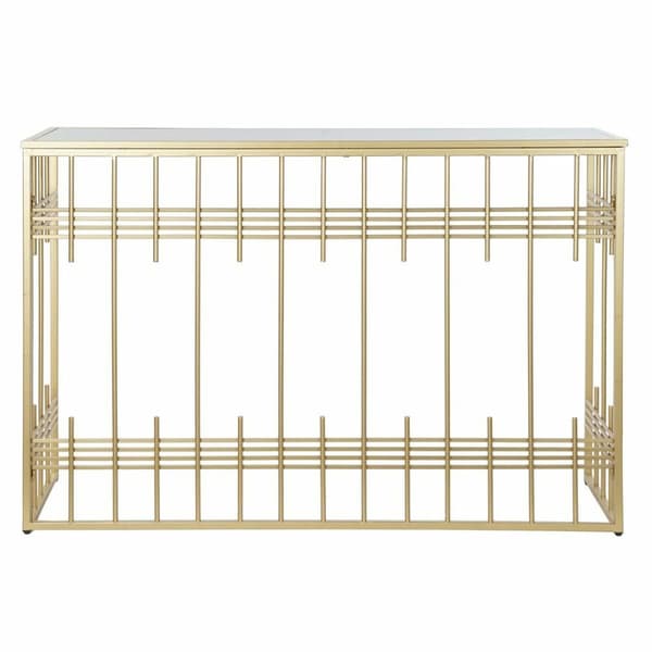 Hallipöytä DKD Home Decor Musta Kullattu 120 x 40 x 81 cm