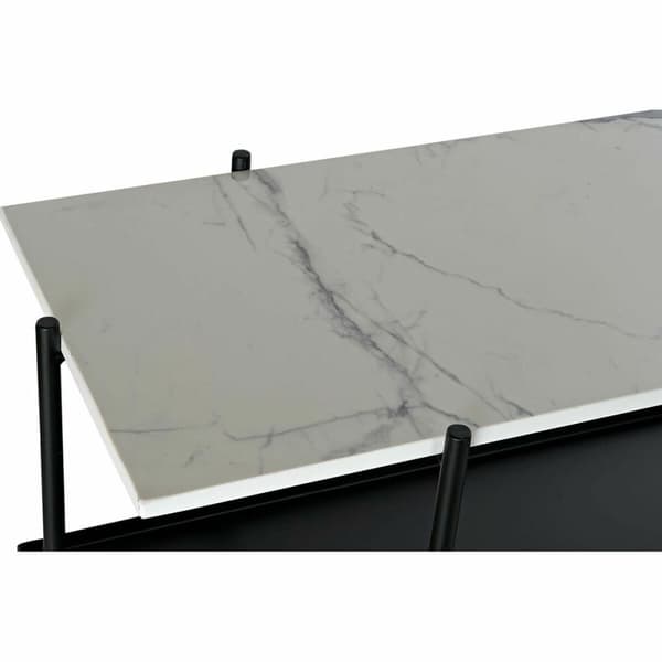 Hallipöytä DKD Home Decor Valkoinen Musta 120 x 40 x 80 cm