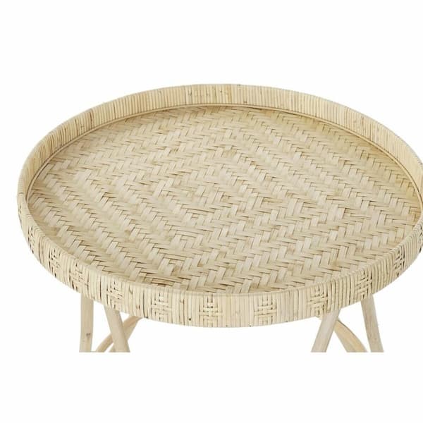 Pieni sivupöytä DKD Home Decor Ruskea 60 x 60 x 52 cm