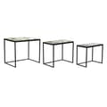 Pikkukuva 1 / 4: Set of 3 tables DKD Home Decor Musta Vihreä Kullattu 60 x 40 x 50 cm
