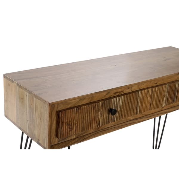 Hallipöytä DKD Home Decor Ruskea Musta 118 x 40 x 77 cm