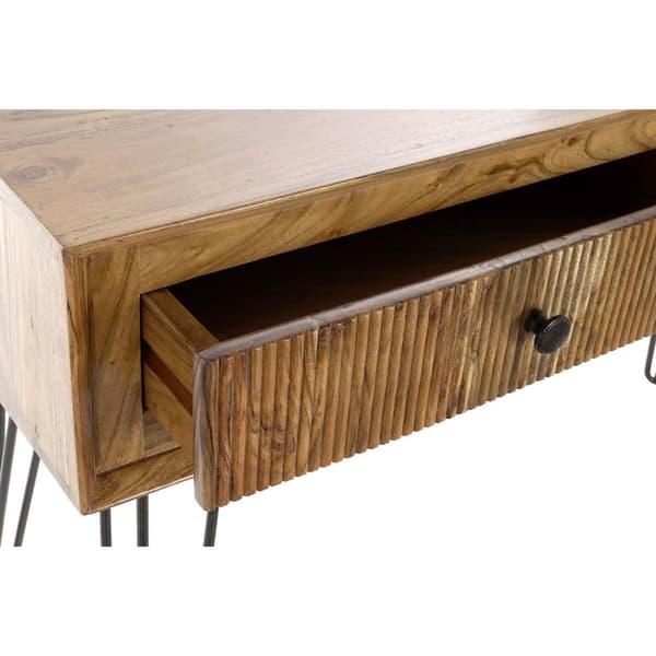 Hallipöytä DKD Home Decor Ruskea Musta 118 x 40 x 77 cm