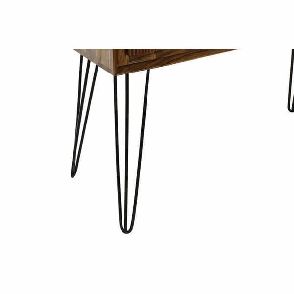 Hallipöytä DKD Home Decor Ruskea Musta 118 x 40 x 77 cm