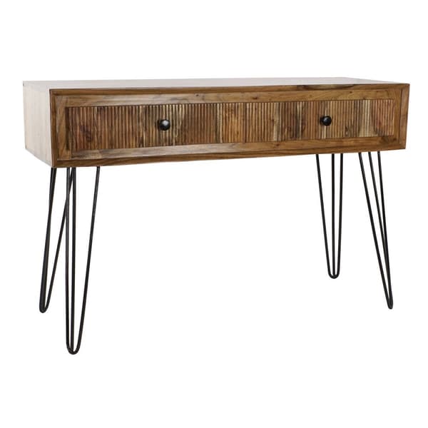 Hallipöytä DKD Home Decor Ruskea Musta 118 x 40 x 77 cm