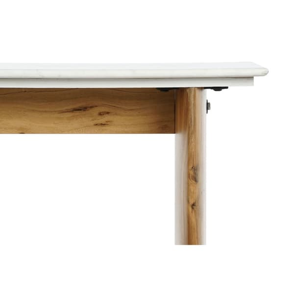 Hallipöytä Home ESPRIT Valkoinen Ruskea 120 x 38 x 77 cm