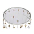 Pikkukuva 3 / 3: Set of 2 tables Home ESPRIT Valkoinen Kullattu 42 x 42 x 55 cm