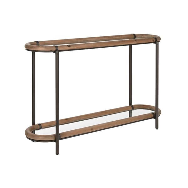 Hallipöytä Home ESPRIT Musta 131 x 36 x 81 cm