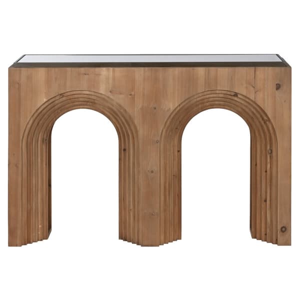 Hallipöytä Home ESPRIT Ruskea Musta 122 x 30 x 80 cm