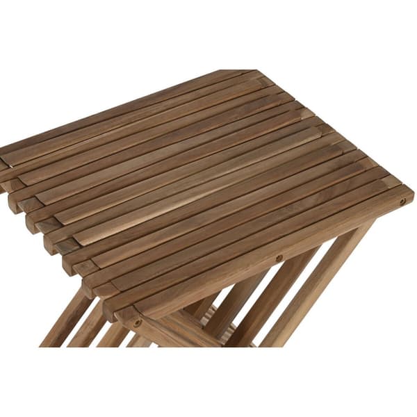 Sivupöytä Home ESPRIT Luonnollinen Tiikki 40 x 35 x 45 cm