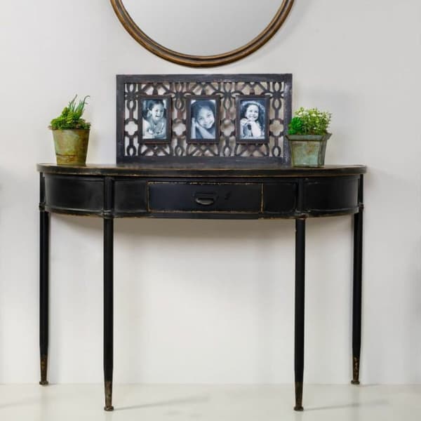 Mottagare Alexandra House Living Svart 44 x 80 x 120 cm
