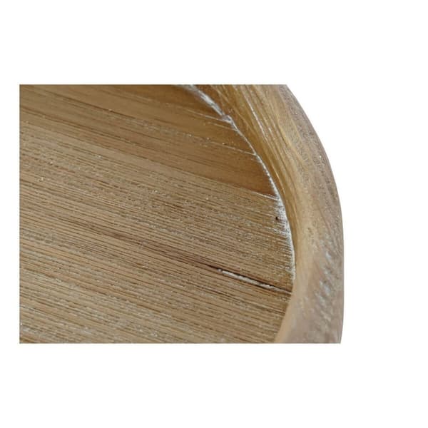 Sivupöytä DKD Home Decor 50 x 50 x 58 cm Kuusi Luonnollinen Valkoinen Puu MDF