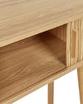 Miniatyrbillede 9 af 11: Konsol lyst træ MDF træben skydedør moderne stil til stue soveværelse gang entre opholdsrum