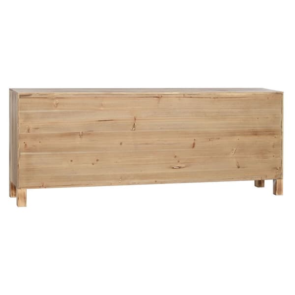 møbler Home ESPRIT Sort Natur Gran Træ MDF 130 x 24 x 51 cm