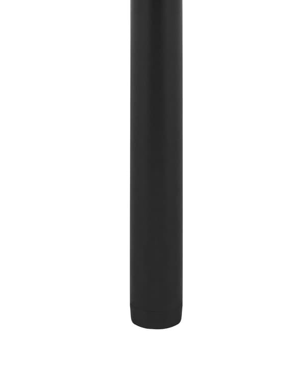 Konsolbord Sort med glasplade Lyst træ Metalramme Hylde Wienerflette Moderne Stil