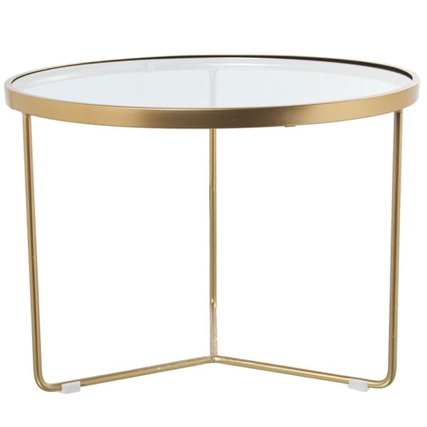 Set of 2 tables Alexandra House Living Kullattu Metalli