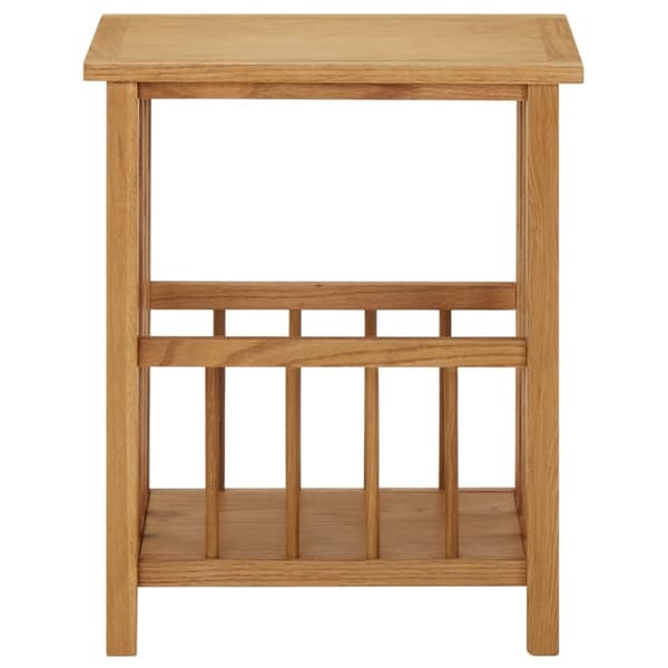 Tidningsbord 45x35x55 cm massiv ek