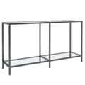 Miniatyrbild 2 av 2: Konsolbord transparent 140x35x75,5 cm härdat glas