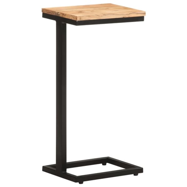 Sidobord 2 st 31,5x24,5x64,5 massivt akaciaträ