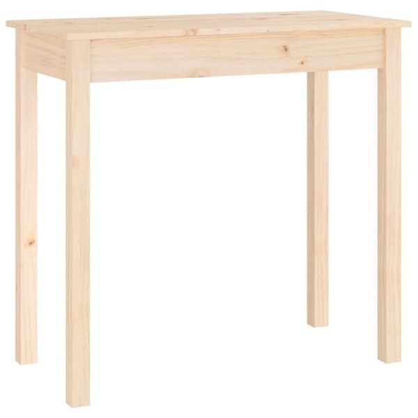 Konsolbord 80x40x75 cm massiv furu
