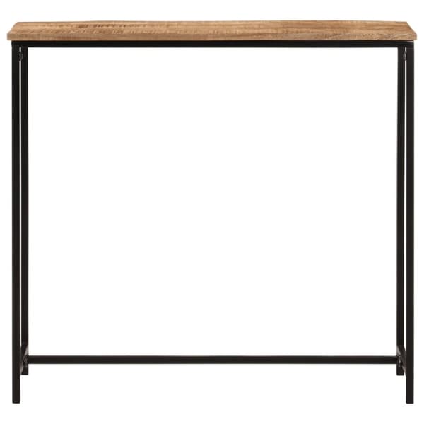 Avlastningsbord 80x30x74 cm massivt mangoträ och järn