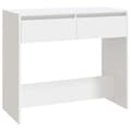 Miniatyrbild 2 av 2: Konsolbord vit 89x41x76,5 cm konstruerat trä