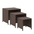 Miniatyrbild 2 av 2: Satsbord 3 st brun konstrotting