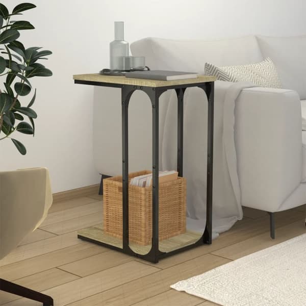 Soffbord sonoma-ek 40x30x60 cm konstruerat trä